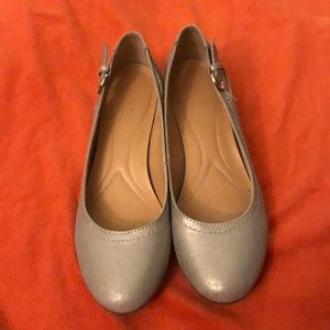 Silver shoes